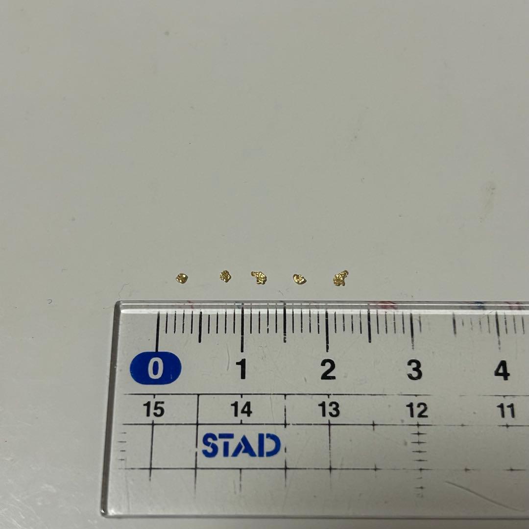 金の粒 佐渡西三川ゴールドパーク採取
