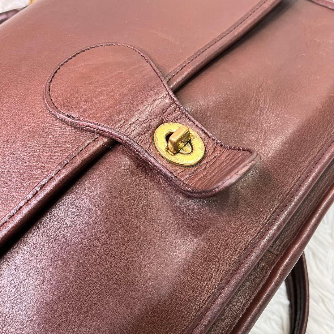 希少✨COACH コーチ ビンテージ 5180 ブルリーフケース 2way