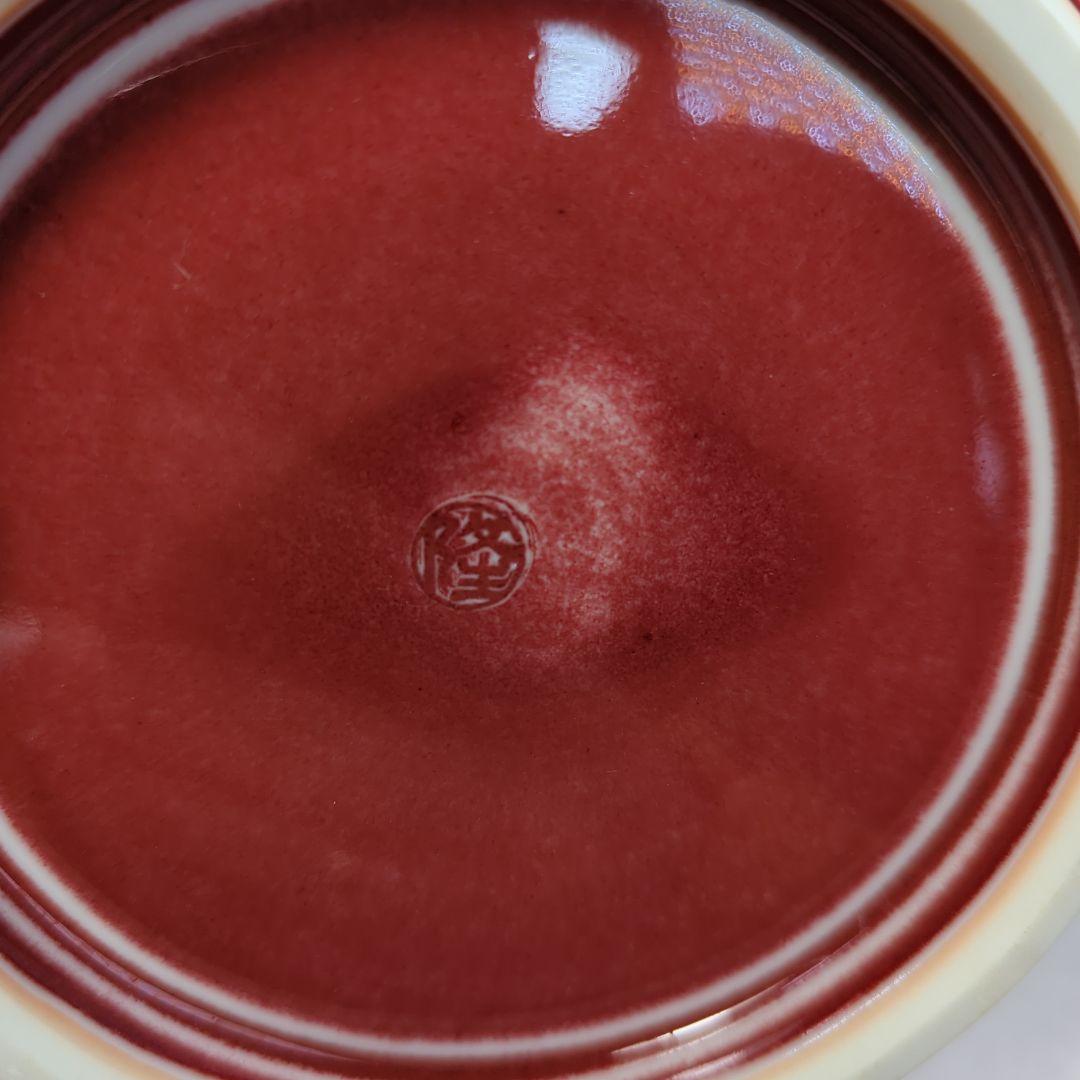 イ536 水指『平安　高木隆作』『辰砂青海波　水指　共箱』茶道具