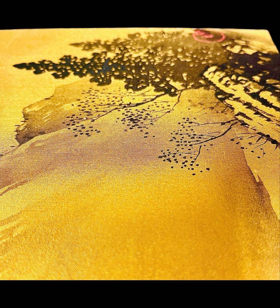 岩淵芳華　肉筆！　黄金山水画　 日本画