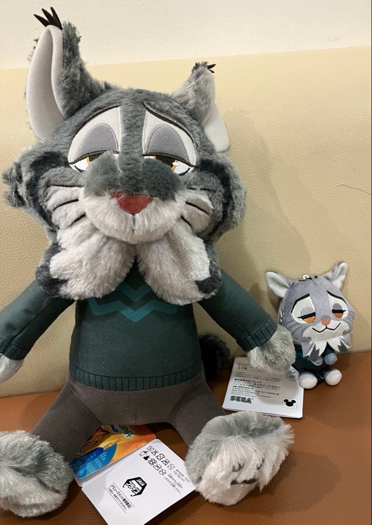 ズートピア2 パウバート　Ｌぬいぐるみ　 &you マスコット　2体セット