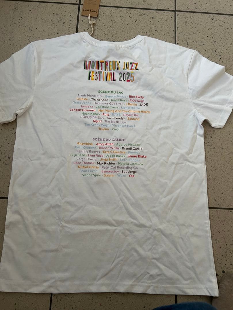 即完売:藤井風 モントルー・ジャズ・フェスティバル 公式Tシャツ 未使用