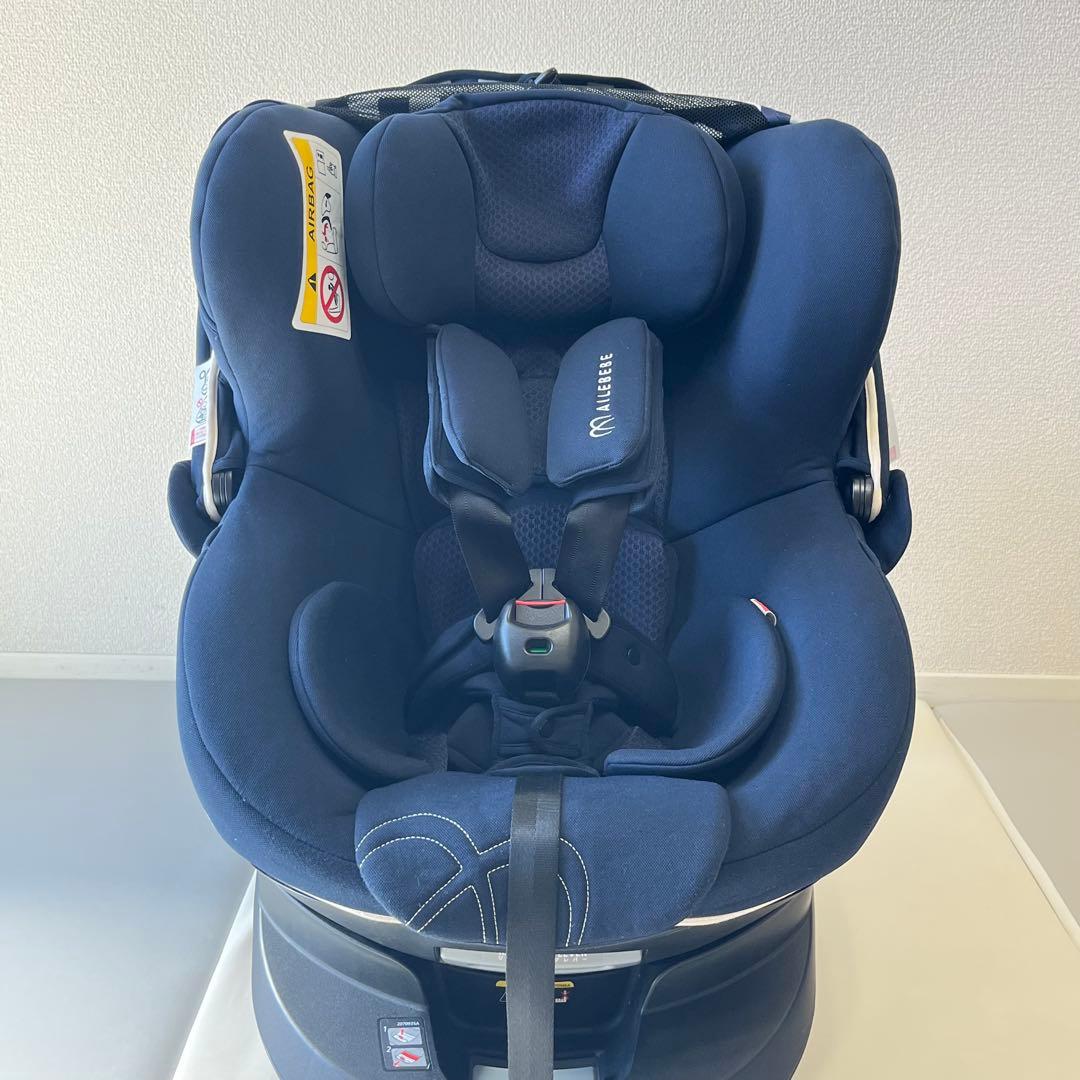 【極美品】エールベベ クルット5Oui チャイルドシート　アンパンマンおもちゃ付