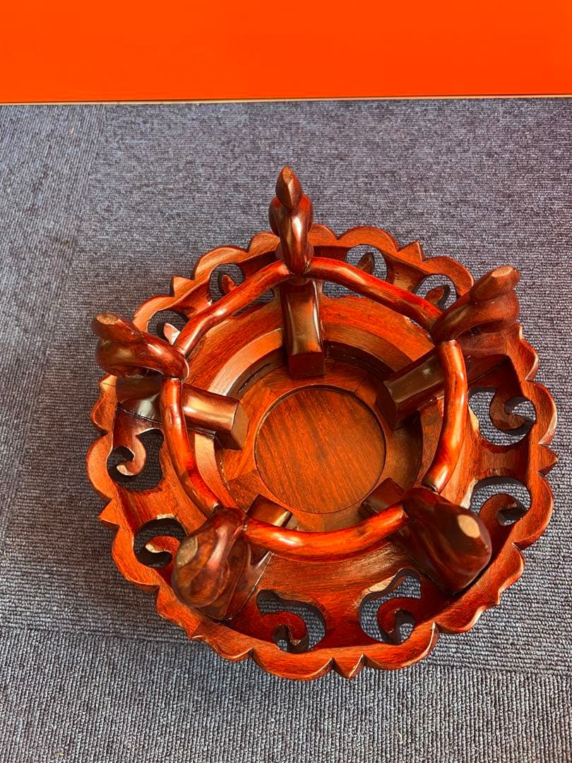 1049 唐木　花台　美品