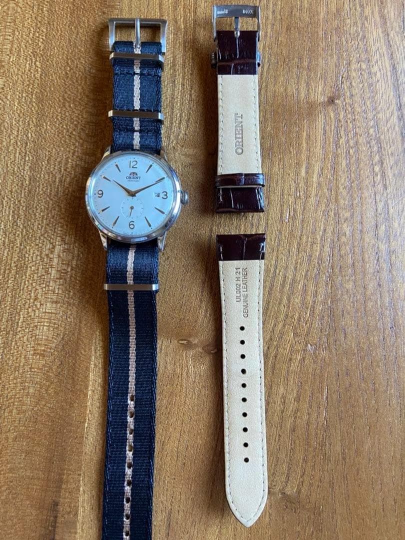 ORIENT バンビーノ 自動巻 スモセコ F622-UAA0【美品】