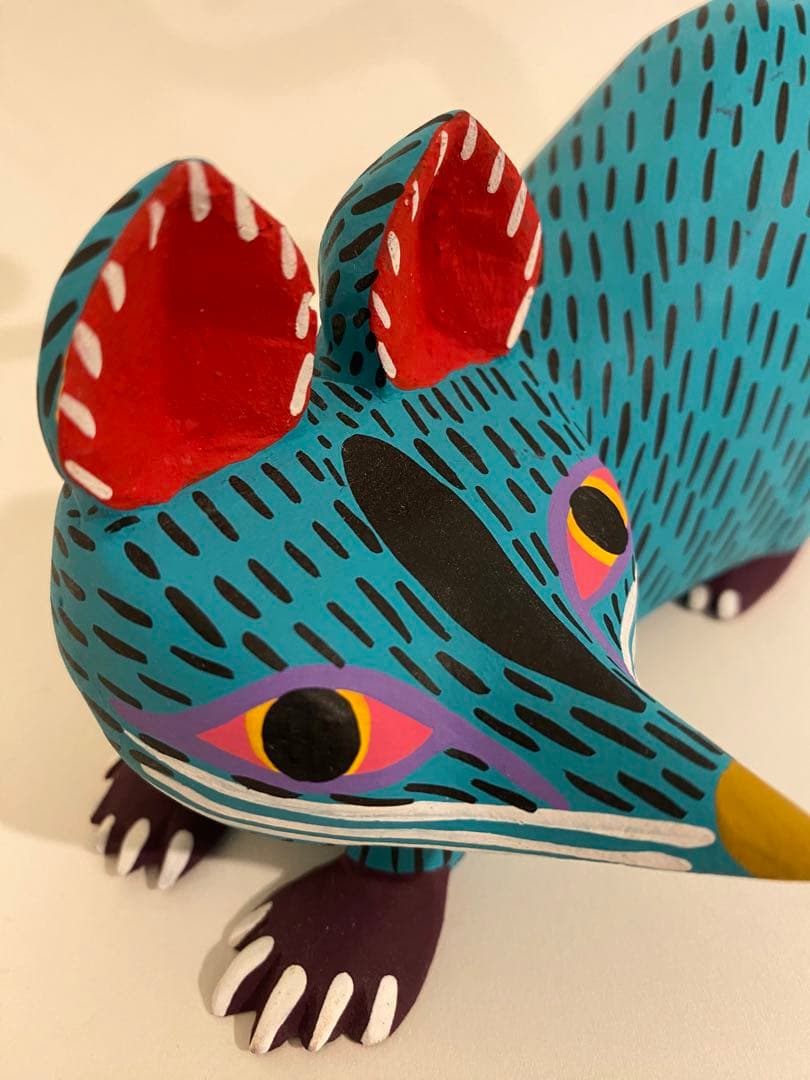 メキシコ　クラフトアート　メキシカン工芸品 木彫り人形