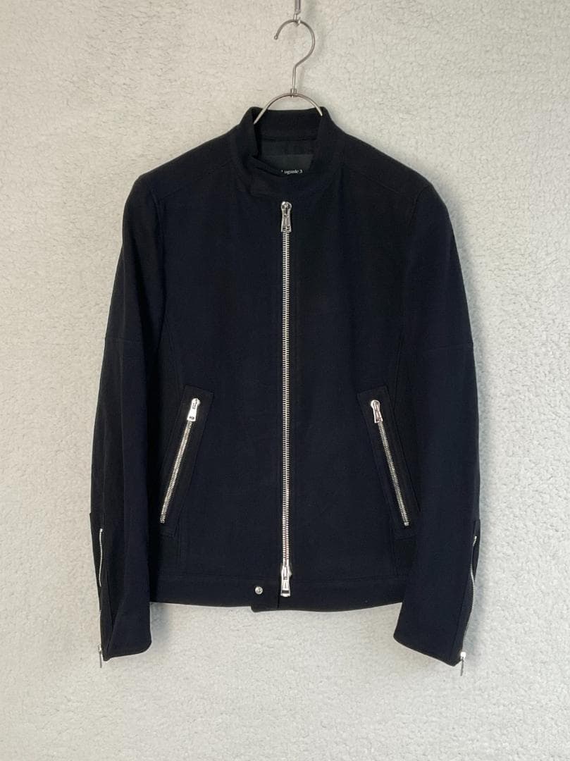 【1piu1uguale3 シングルライダース】ブラック 未使用