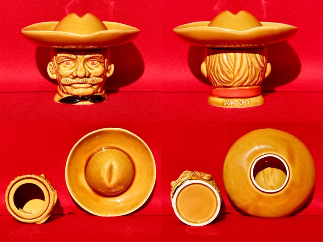 陶磁器【SUNTORY トリス人形セット　非売品　販促品　コレクション　置物】