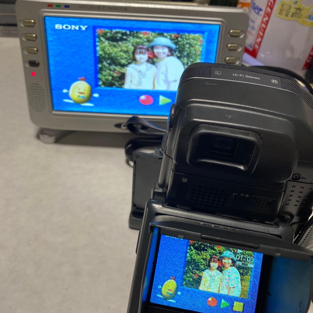 SONY VideoHi8 ビデオカメラ　CCD-SC7 ⑥
