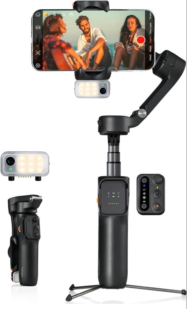 【未使用級】nohem Steady X3 3軸スマートフォンジンバル