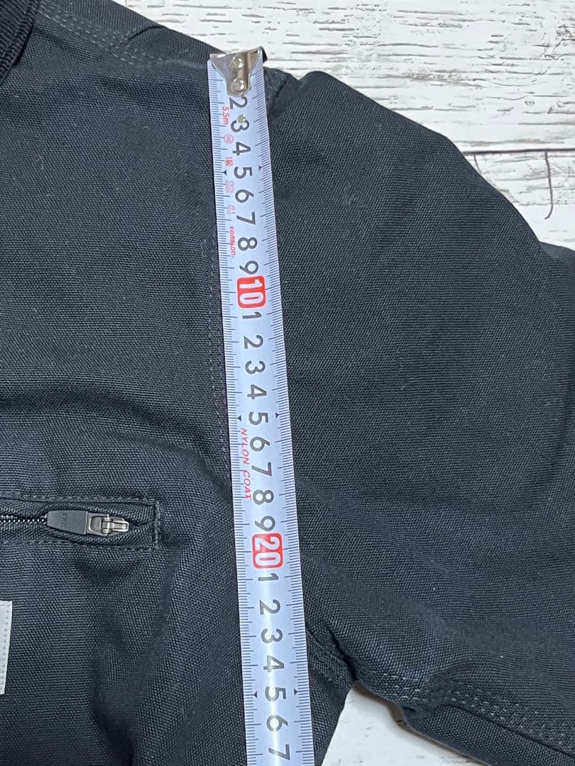 早い者勝ち ブラック デトロイトジャケット ダック地 M カーハート