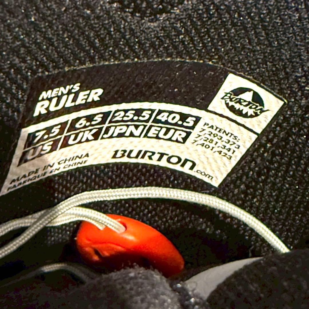 美品 BURTON RULER スノーボードブーツ 25.5cm