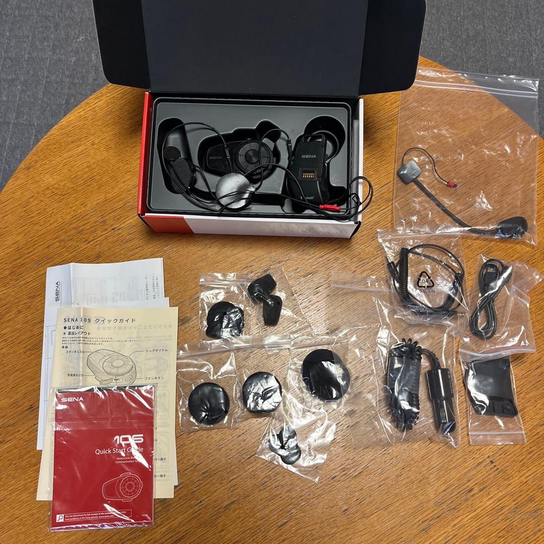 SENA 10S とHelmet clamp kit セット　バイク用