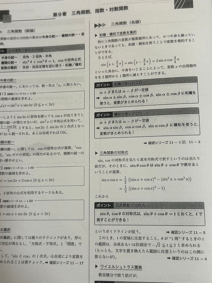 鉄緑会　数学　SAクラス　定石　入試数学ガイドライン　2冊セット