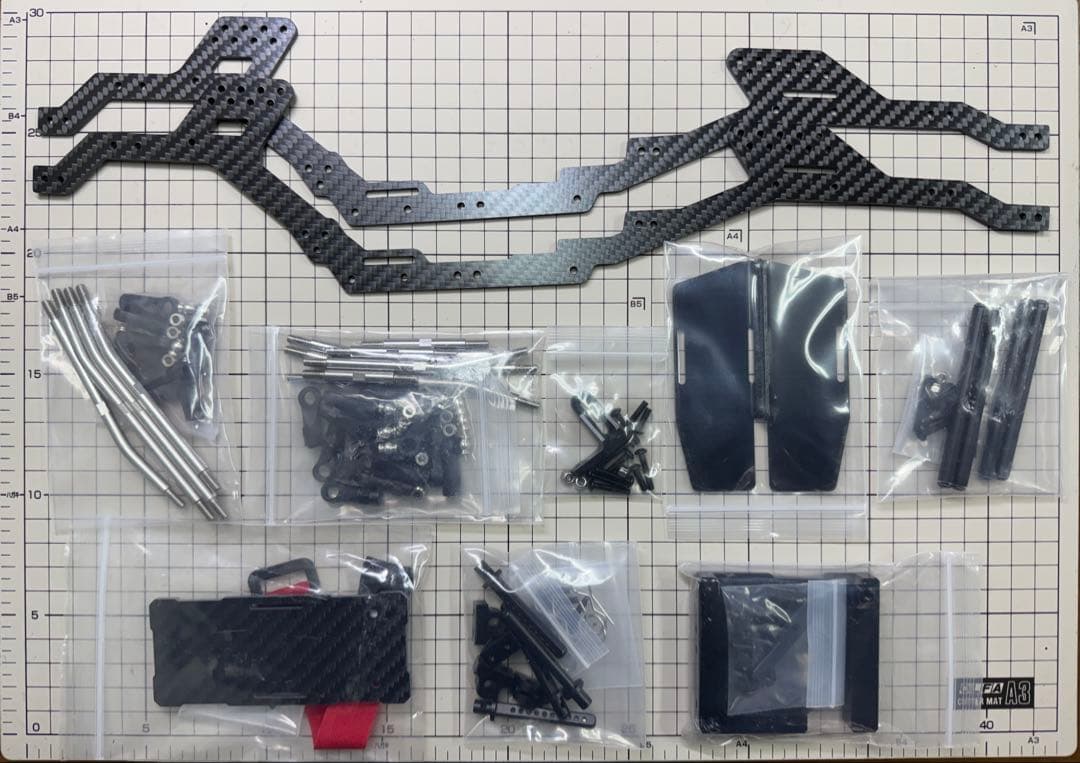 rc クローラー　INJORA シャーシーLCG フレームパーツ　TRX scx