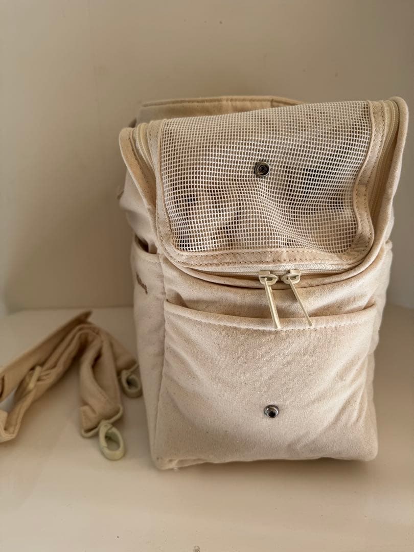 【美品】ba&ttang バエンタン　キャリーバッグ　小型犬