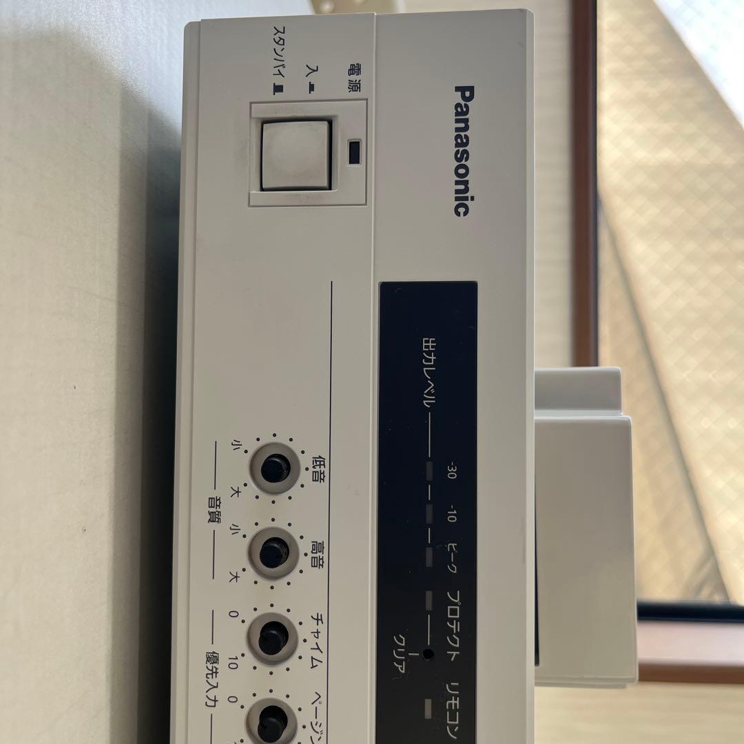 Panasonic WA-HA121 卓上型拡声アンプ2021年製