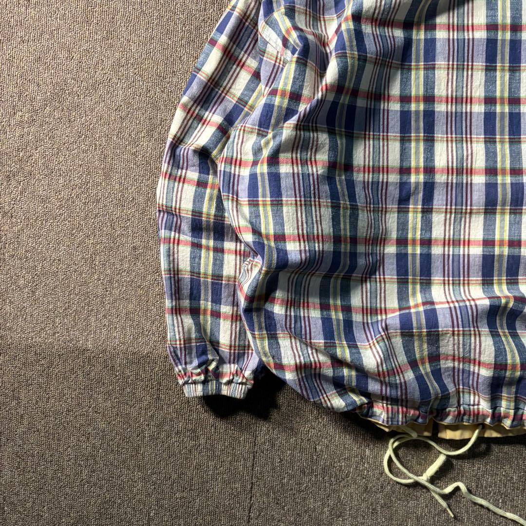 McGREGOR チェック リバーシブルジップパーカー ジャケット ドローコード