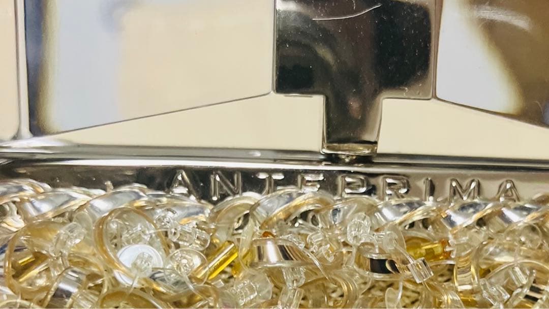 アンテプリマ クリスタッロフィオッコ 2way バッグ がま口　パーティー