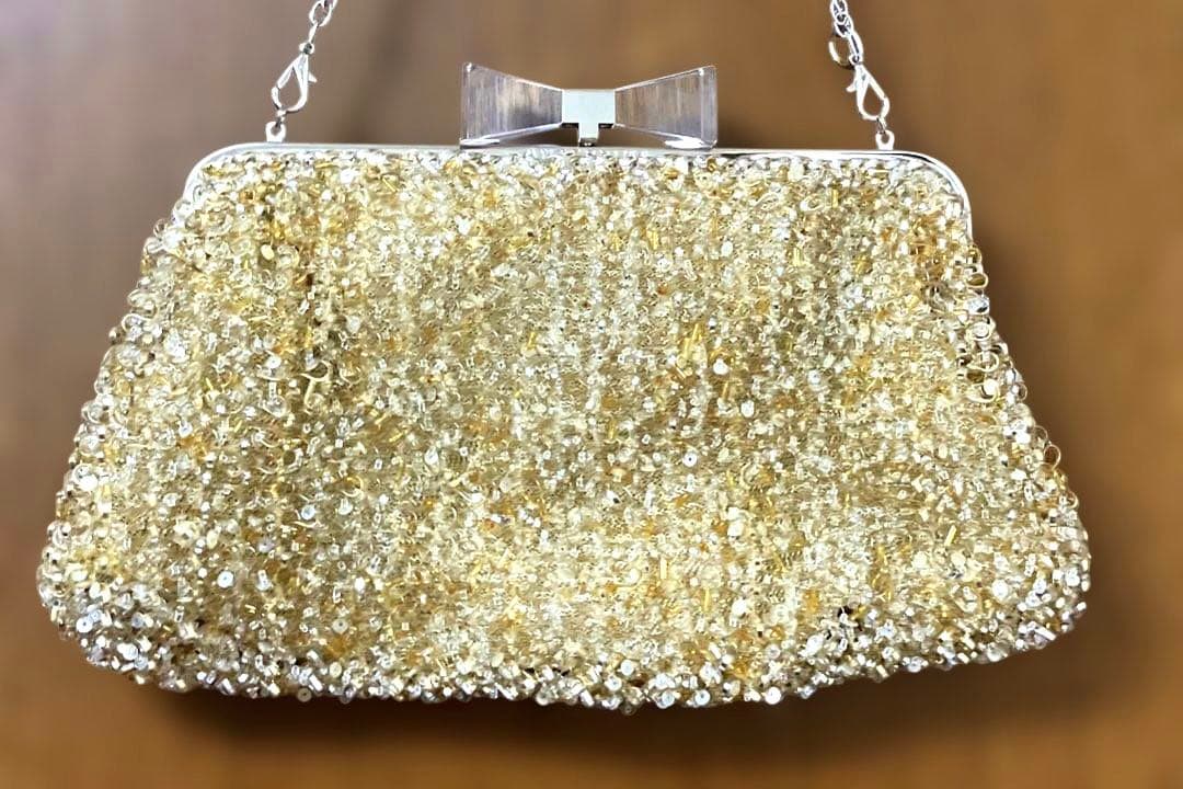 アンテプリマ クリスタッロフィオッコ 2way バッグ がま口　パーティー