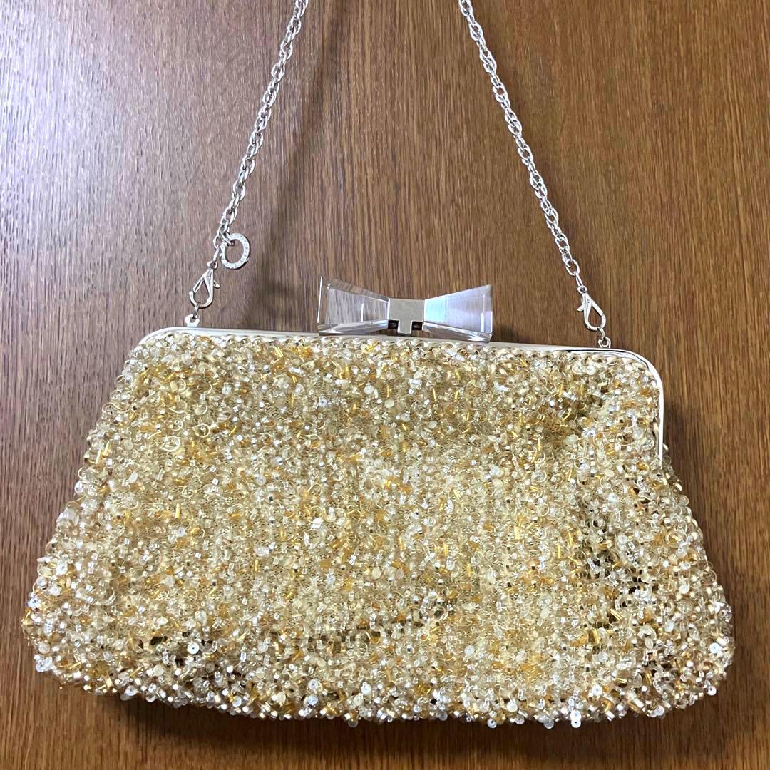 アンテプリマ クリスタッロフィオッコ 2way バッグ がま口　パーティー