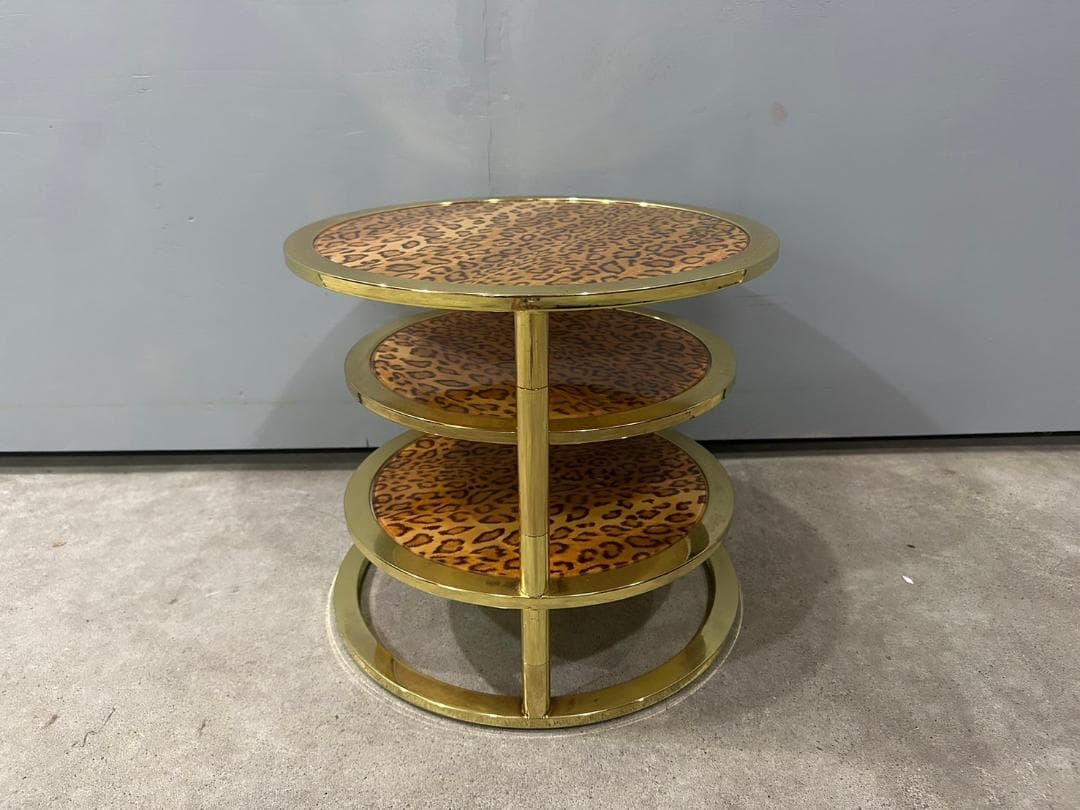 円型スライドテーブル ラウンドテーブル ガラステーブル サイドテーブル テーブル