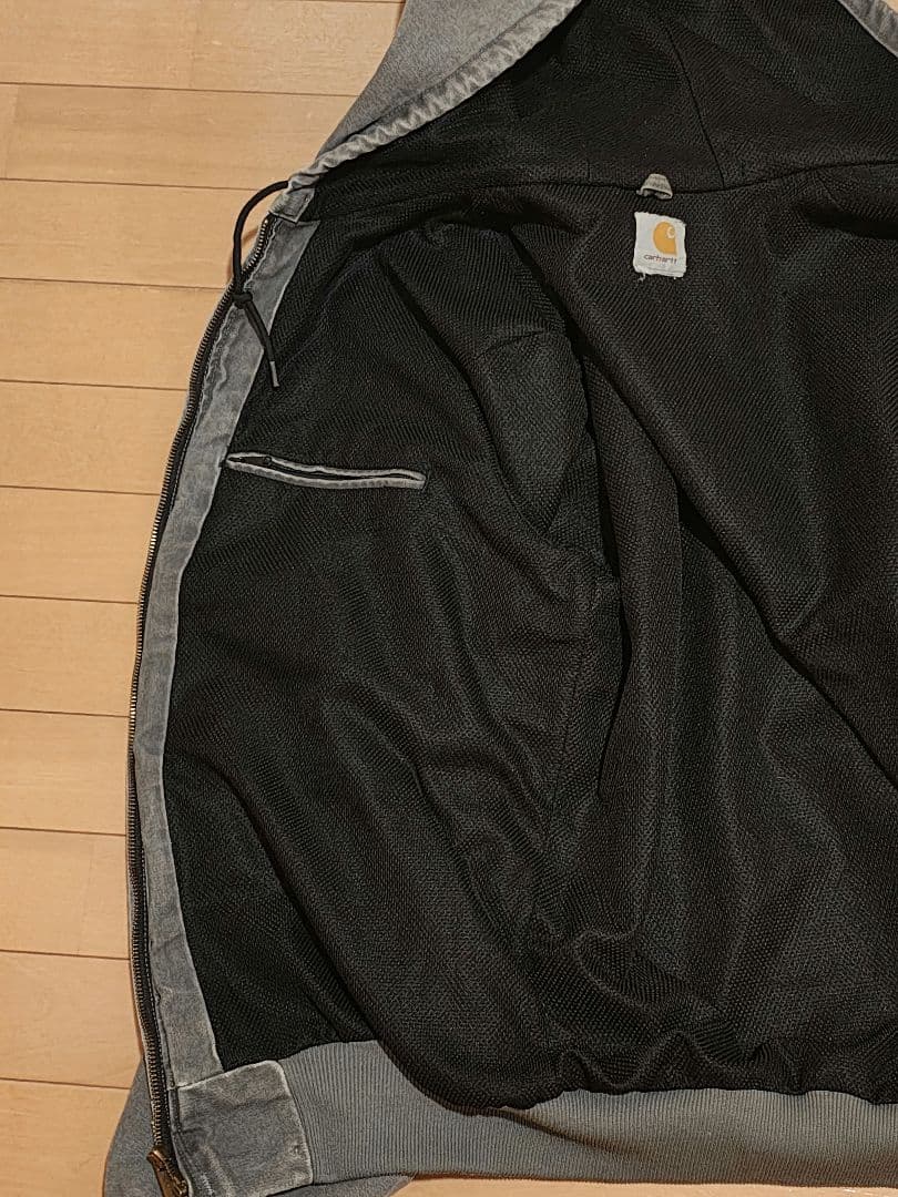 お*し様 Carhartt アクティブジャケット 希少色セメントグレー　 野村訓