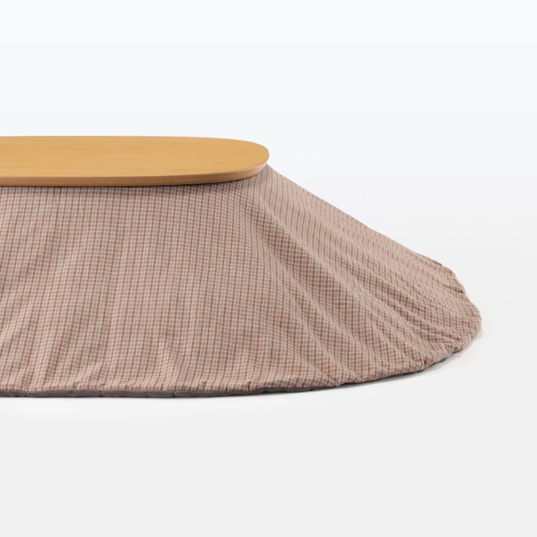 無印良品　こたつにもなるローテーブル　小　ナチュラル