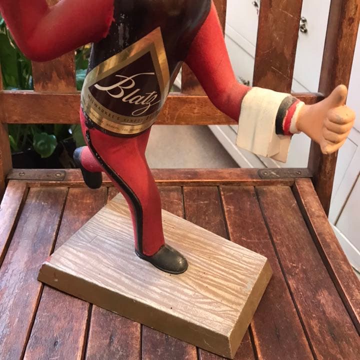 貴重！50's ビール会社Blatzブラッツ店頭看板アンティーク　USA雑貨