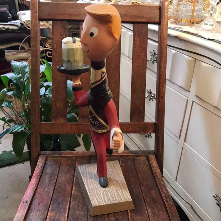 貴重！50's ビール会社Blatzブラッツ店頭看板アンティーク　USA雑貨