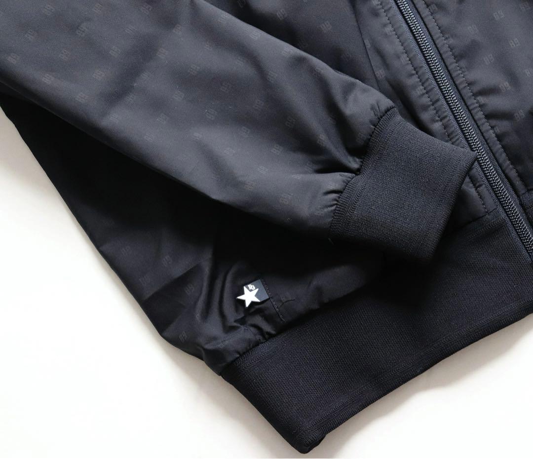 《パーリーゲイツ》新品 ロゴ総柄 はっ水 タフレックス フルジップジャケット 0