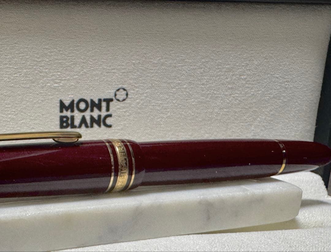 【未使用】モンブラン#146 万年筆 ボルドー F