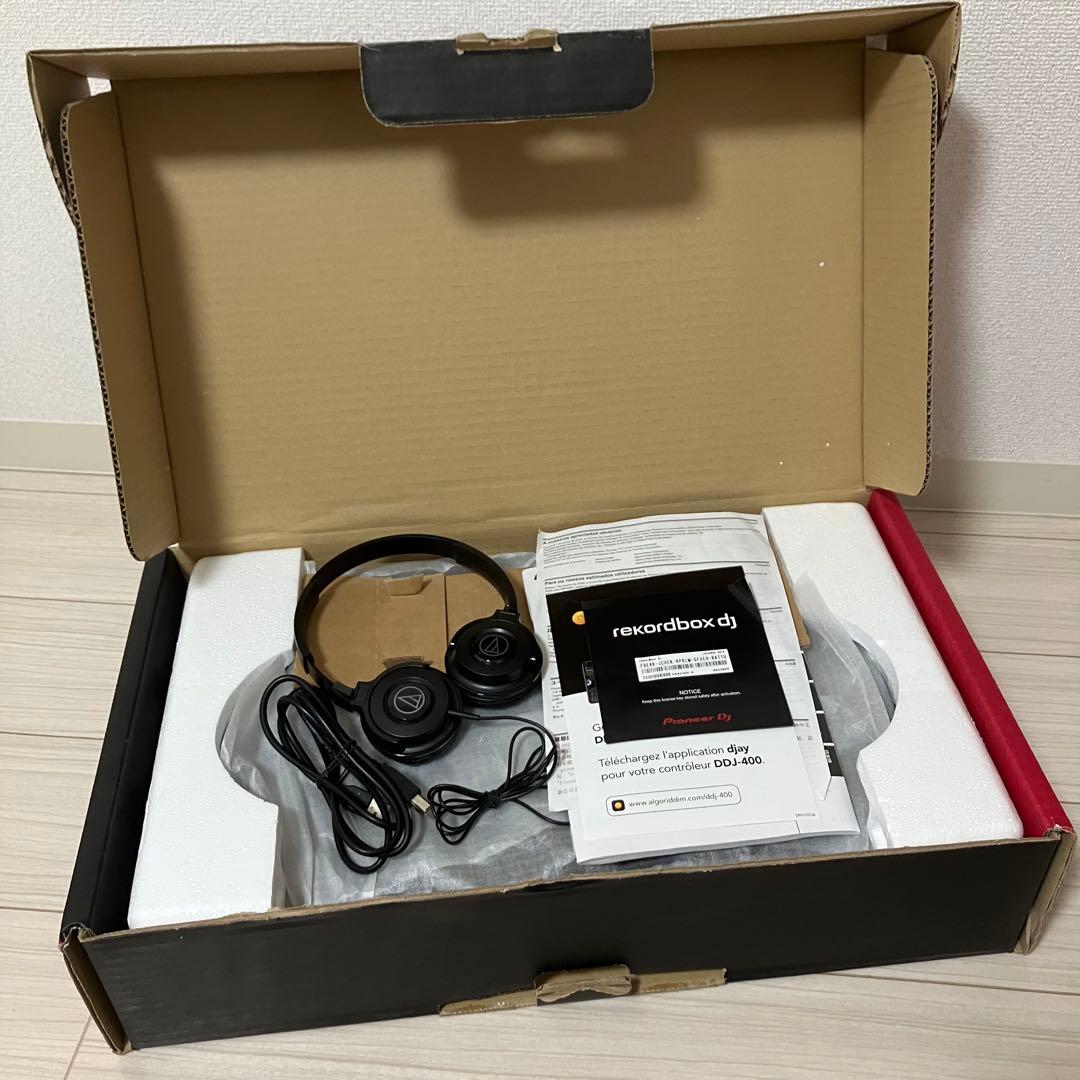 Pioneer DJ DDJ-400 コントローラー　ヘッドフォン付き
