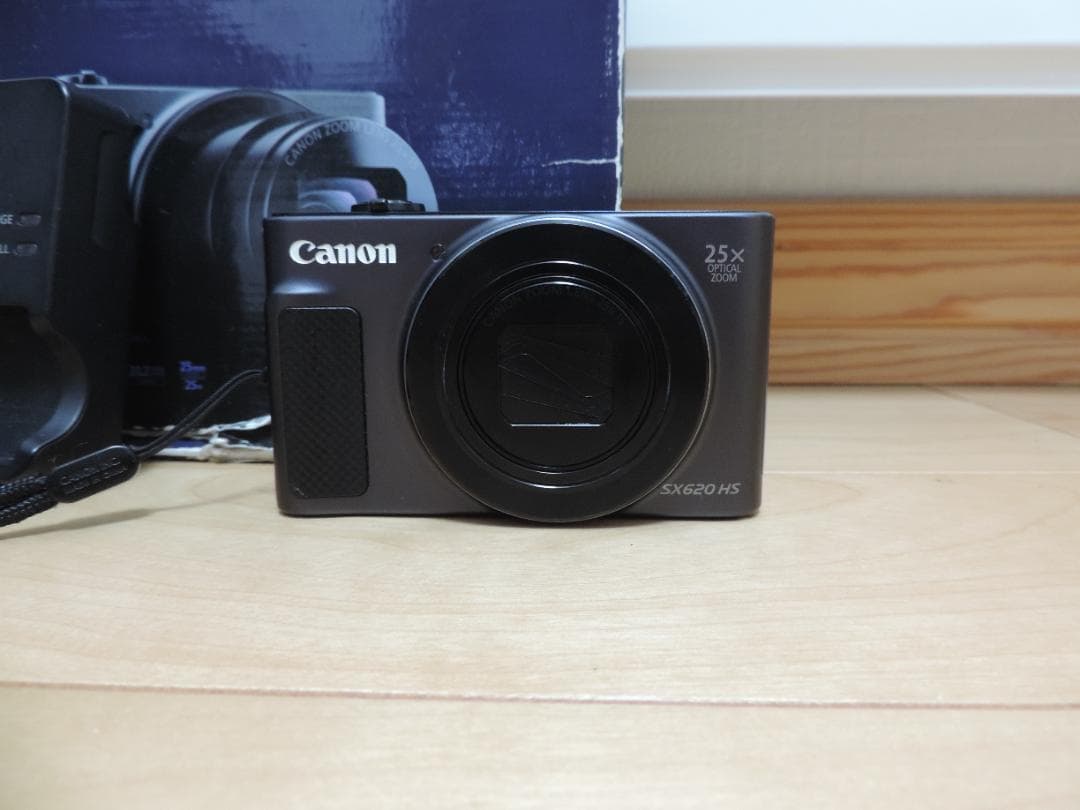 【美品】キヤノン PowerShot SX620 HS ブラック コンデジカメラ