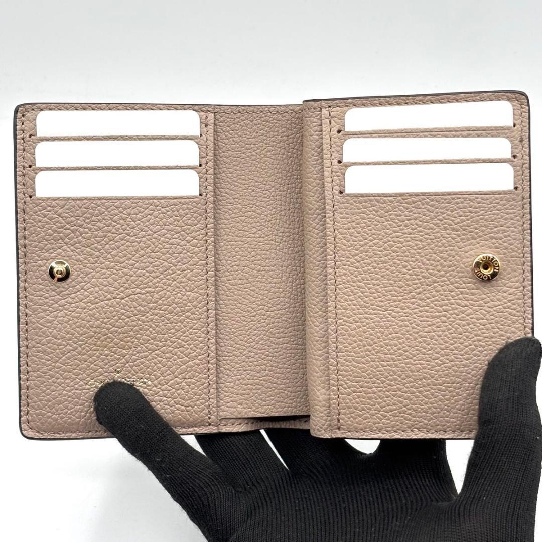 新品同様 現行 ルイヴィトン アンプラント クレア 二つ折り財布 トゥルトレール
