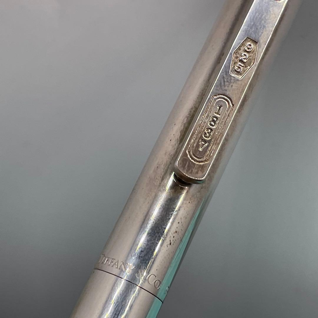 PE1151□ティファニー ツイスト式 ボールペン 925 銀製