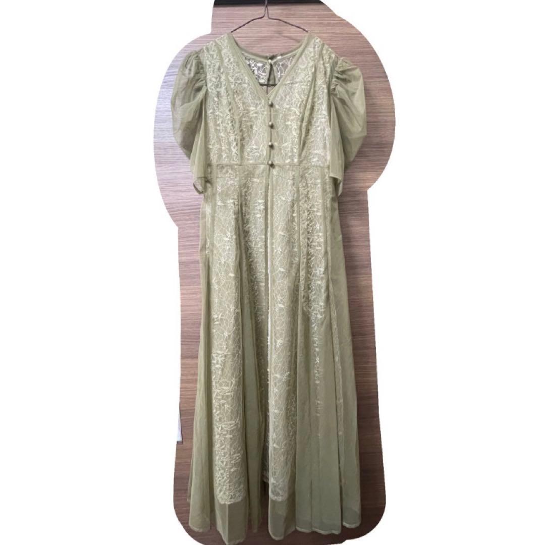 【美品】Leja /パフスリーブドレス