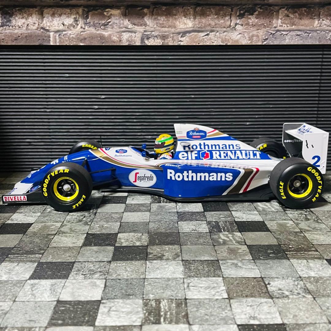 カスタム品 1/18 PMA ウィリアムズ ルノー FW16 アイルトン・セナ