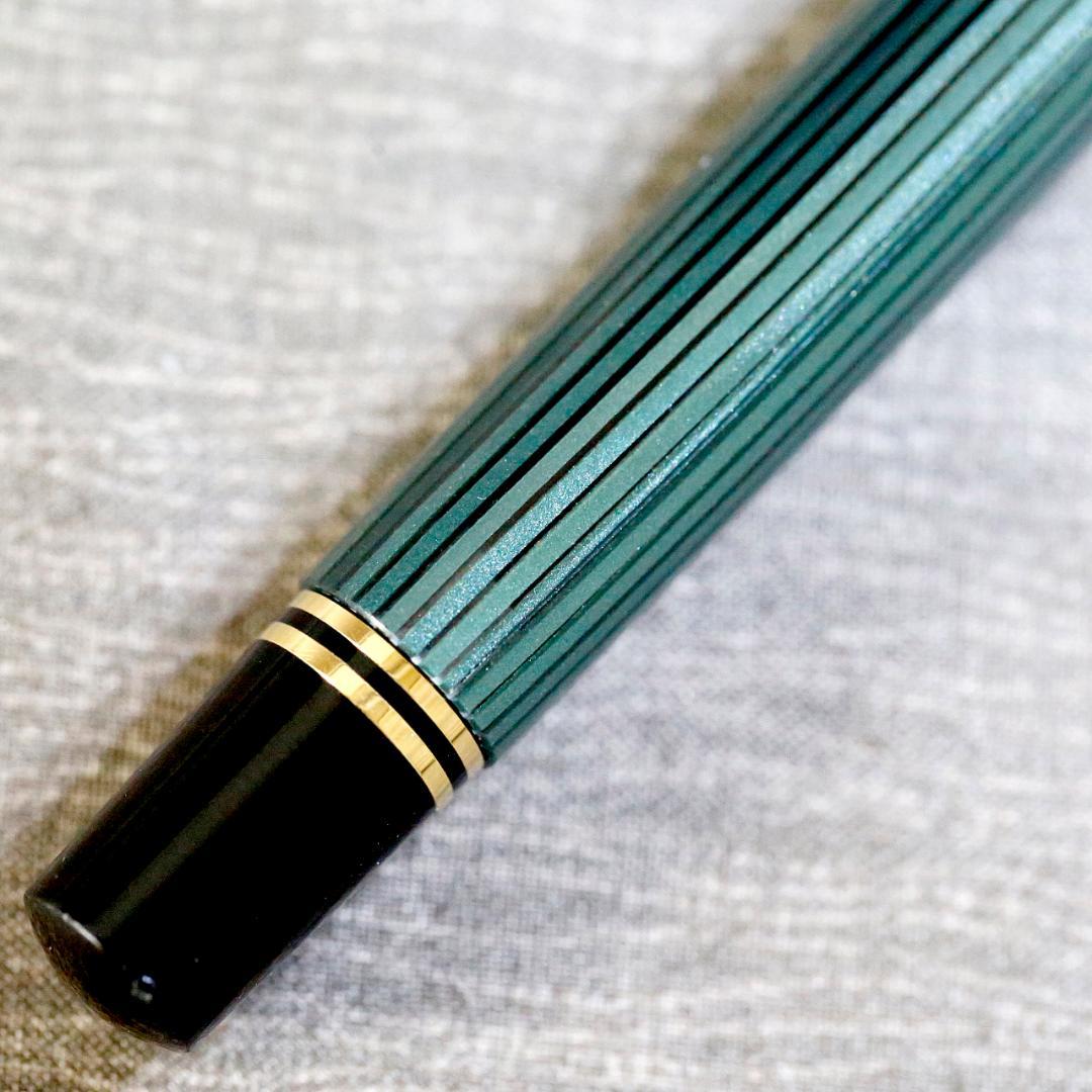 【送料込み】ペリカン ボールペン スーベレーン Ｒ６００ 緑縞