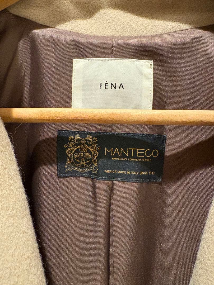 美品　IENA　MANTECO　オーバーチェスターコート　38サイズ