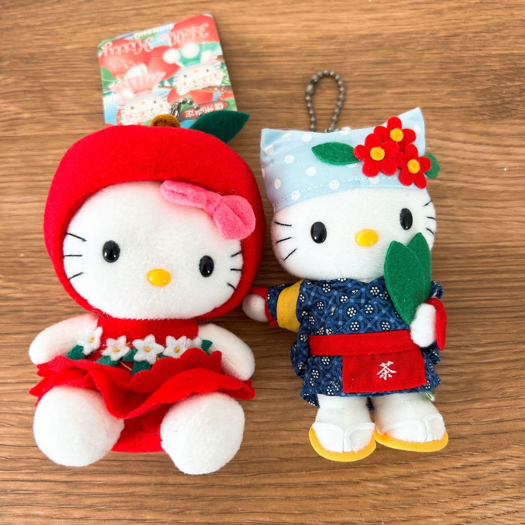 Sanrio ご当地キティ　静岡　信州限定　ハローキティ　マスコット　りんご