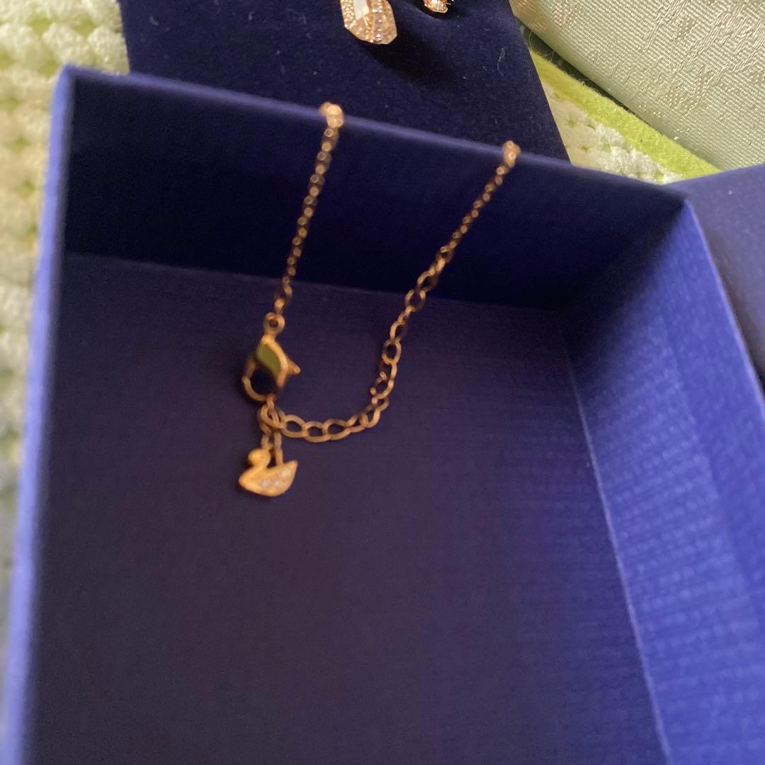 Swarovski ネックレスとピアスセット