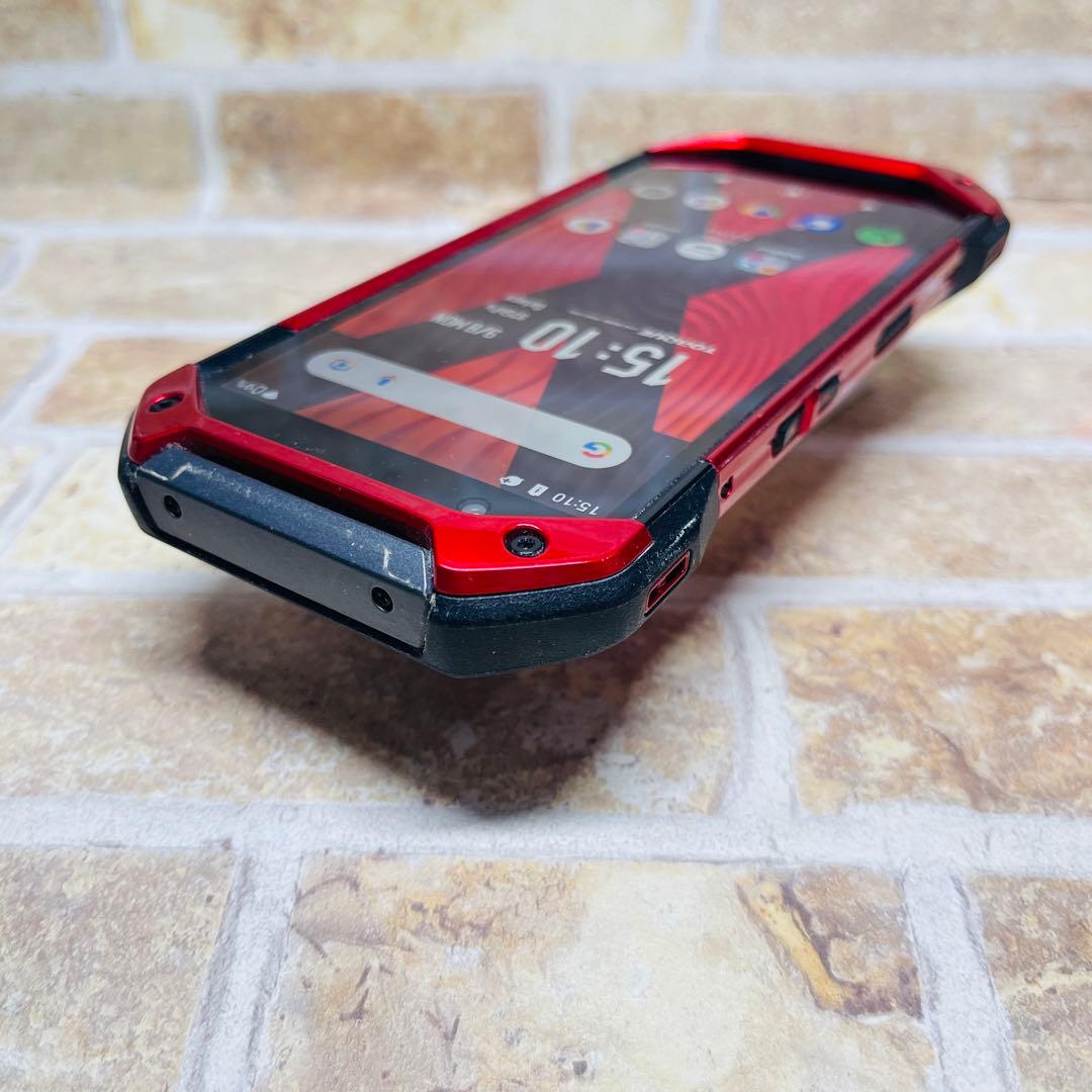 SIMフリー TORQUE 5G 128GB レッド 高耐久スマホ 動作良好