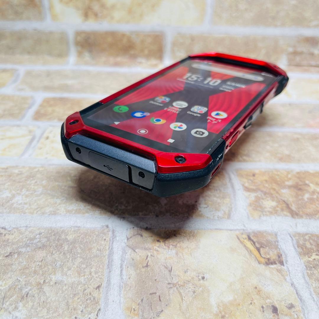 SIMフリー TORQUE 5G 128GB レッド 高耐久スマホ 動作良好