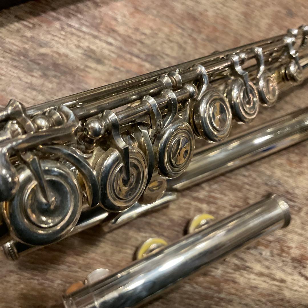 YAMAHA ヤマハ フルート YFL-351 リップ銀製 管体銀メッキ 吹奏
