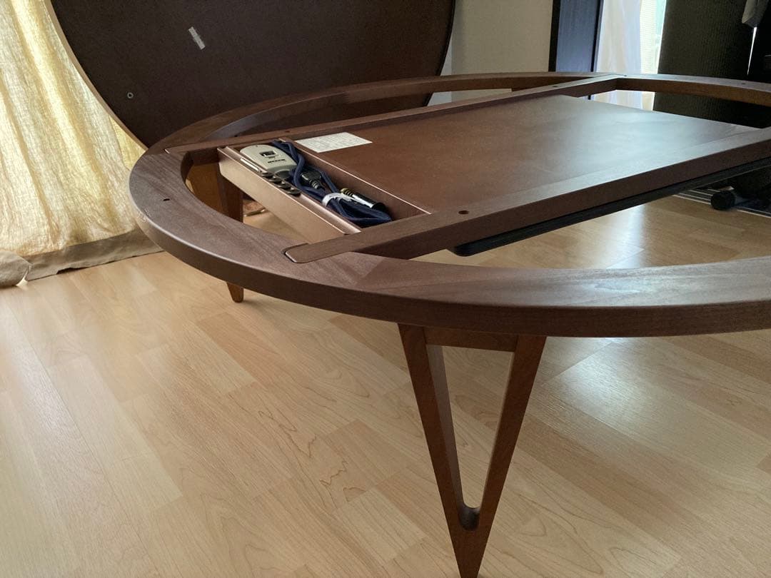 アクタス　リビングテーブル　こたつ　ウォルナット　120㎝　セット売り