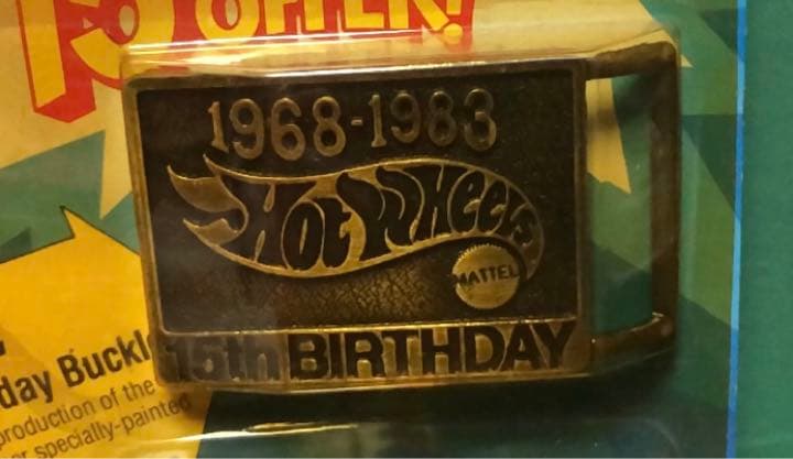 ❤️レア❤️ホットウィール15周年記念パックバックル付き