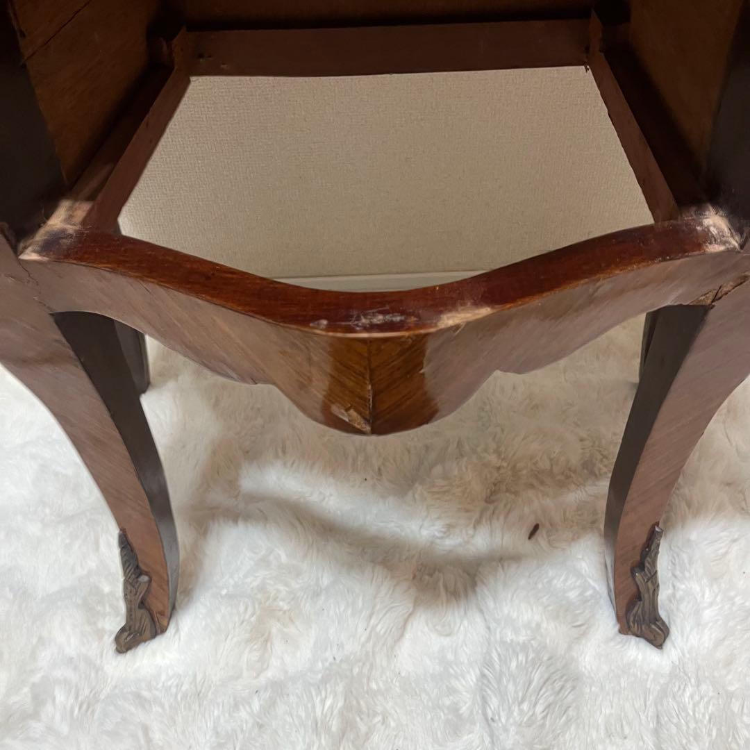 アンティーク　ルイ15世様式　コモード　チェスト　大理石天板 猫脚　真鍮