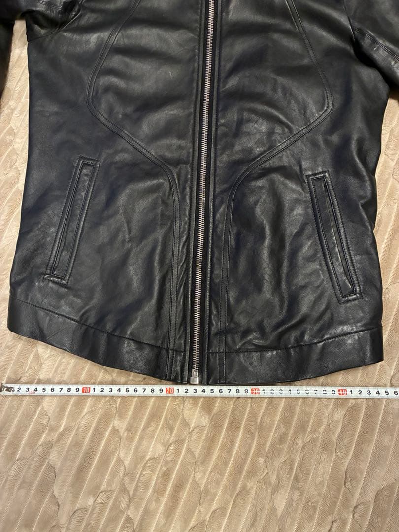RickOwens 14SS intarsia レザージャケット