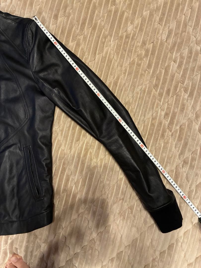 RickOwens 14SS intarsia レザージャケット